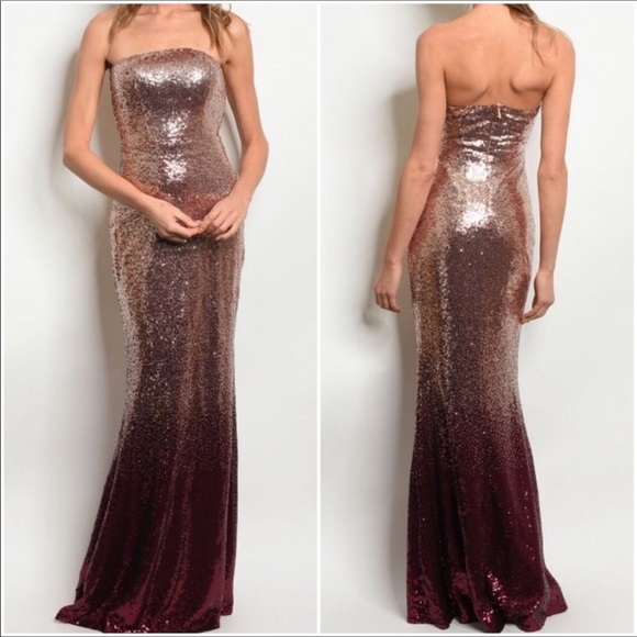 sroland3 Dresses & Skirts - Ombré Sequin Gown